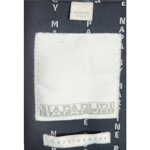 NAPA by Martine Rose Utility Vest Logo All Over Black White Size M Streetwear
